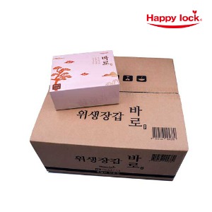 해피락 바로 비닐 위생장갑, 대용량 박스(10박스_5000장)